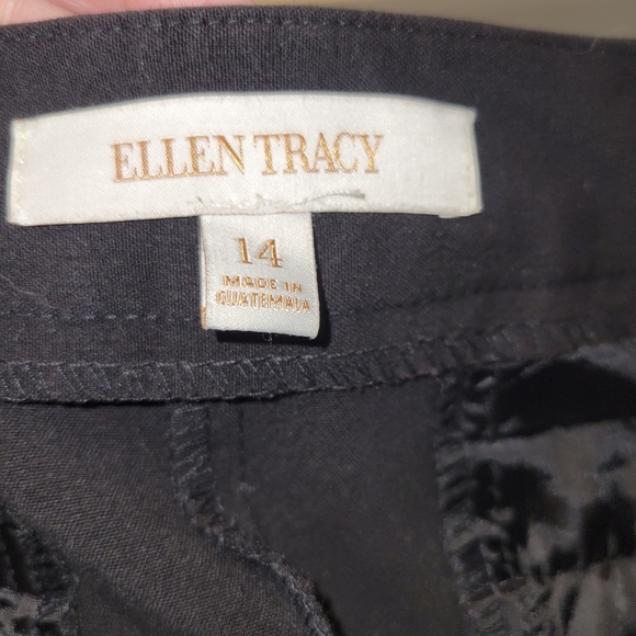 ELLEN TRACY BLACK DRESS PANTS SIZE 14 - Picture 5 of 6